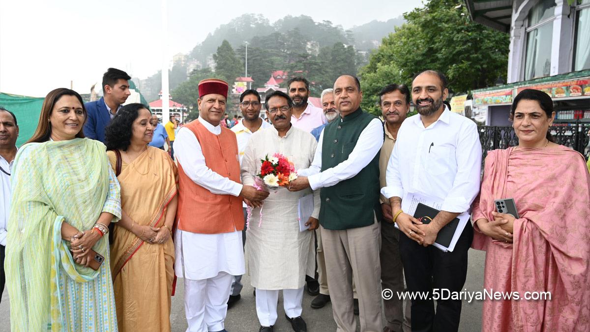 Jai Ram Thakur, Himachal Pradesh, Himachal, Bharatiya Janata Party, BJP, BJP Himachal, Shimla, BJP Himachal Pradesh, Rajeev Bindal
