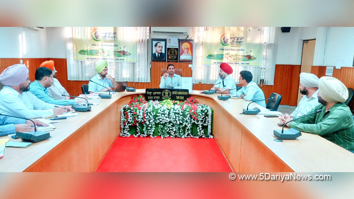 Sandeep Kumar, DC Tarn Taran, Tarn Taran, Deputy Commissioner Tarn Taran