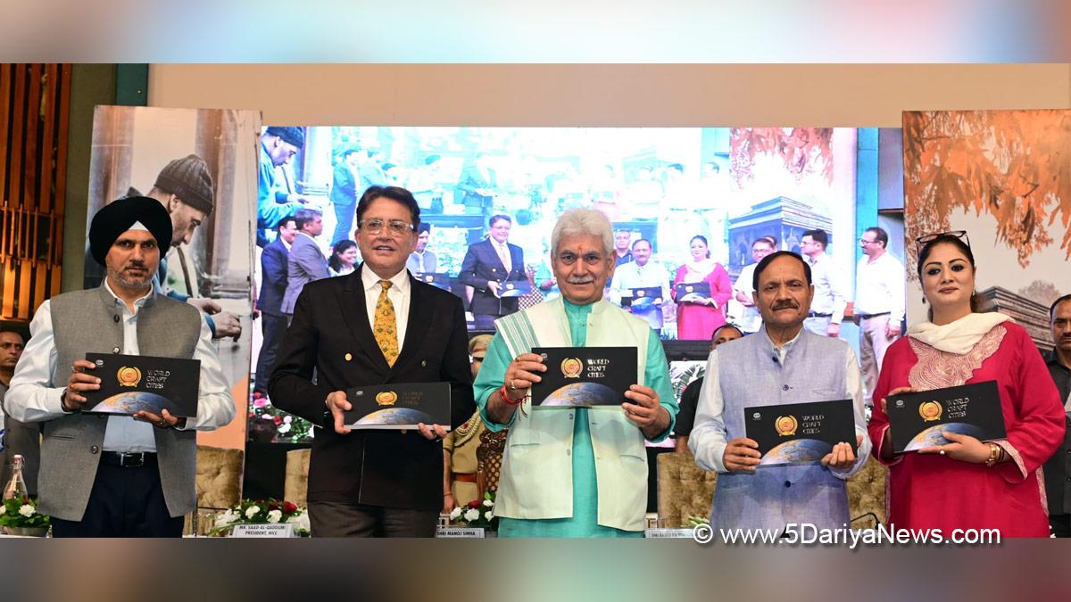 Manoj Sinha, Lieutenant Governor J&K, Raj Bhavan, Jammu, Srinagar, Kashmir, Jammu And Kashmir, Jammu & Kashmir, Rajiv Rai Bhatnagar, Rajeev Rai Bhatnagar,  Atal Dulloo, Vikramjeet Singh, Vikramjit Singh, Hina Bhat, Dr.Hina Shafi Bhat