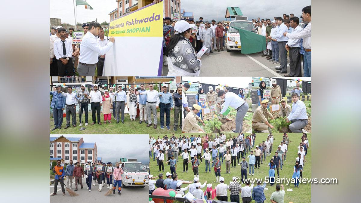 Faz Lul Haseeb, Faz-Lul Haseeb, Shopian, DDC Shopian, District Development Commissioner Shopian, Kashmir, Jammu And Kashmir, Jammu & Kashmir, District Administration Shopian, Swachhta Pakhwada, The Shuchita Sangram