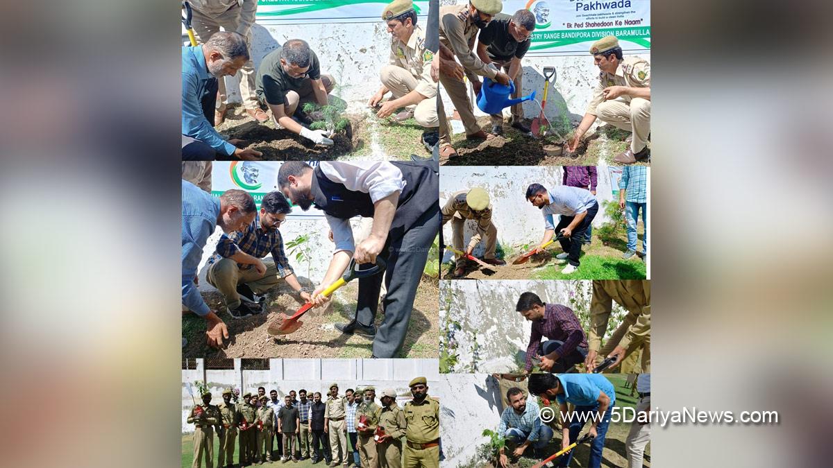 Shakeel-ul-Rehman Rather, Bandipora, Deputy Commissioner Bandipora, Kashmir, Jammu And Kashmir, Jammu & Kashmir, District Administration Bandipora, Tree Plantation, Forest Plantation, Plantation forestry, Tree Planting, Tree Plantation Drive, Plants Sapling, Tree Plantation Drive 2024, Ek Ped Maa Ke Naam, Ek Ped Shahidoon Ke Naam