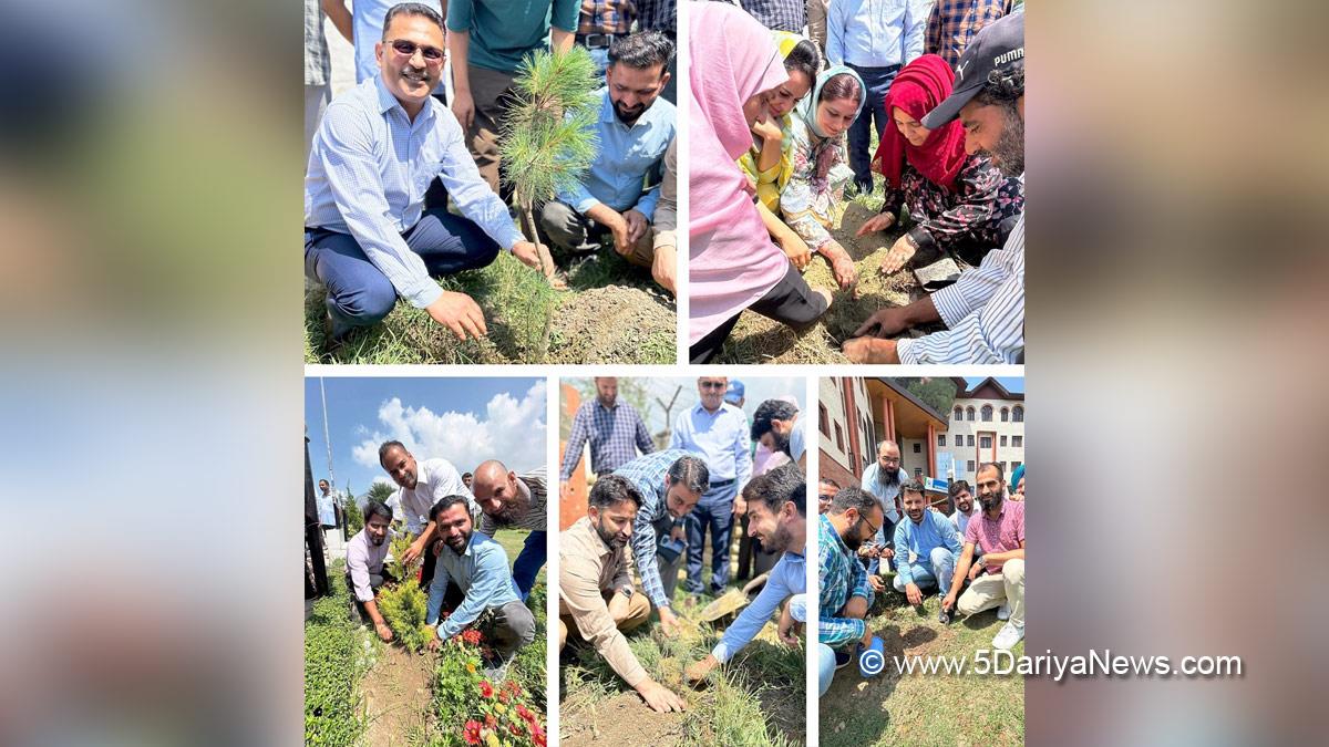 Rajinder Kumar Sharma, Jammu and Kashmir Entrepreneurship Development Institute, JKEDI, Kashmir, Jammu And Kashmir, Jammu & Kashmir, Tree Plantation, Forest Plantation, Plantation forestry, Tree Planting, Tree Plantation Drive, Plants Sapling, Tree Plantation Drive 2024, Ek Ped Maa Ke Naam, Ek Ped Shahidoon Ke Naam