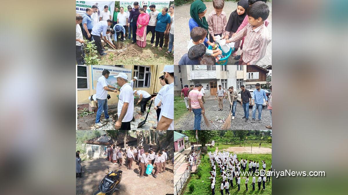 Baseer ul Haq Chowdary, Ramban, Deputy Commissioner Ramban, Kashmir, Jammu And Kashmir, Jammu & Kashmir, District Administration Ramban, Tree Plantation, Forest Plantation, Plantation forestry, Tree Planting, Tree Plantation Drive, Plants Sapling, Tree Plantation Drive 2024, Ek Ped Maa Ke Naam, Ek Ped Shahidoon Ke Naam