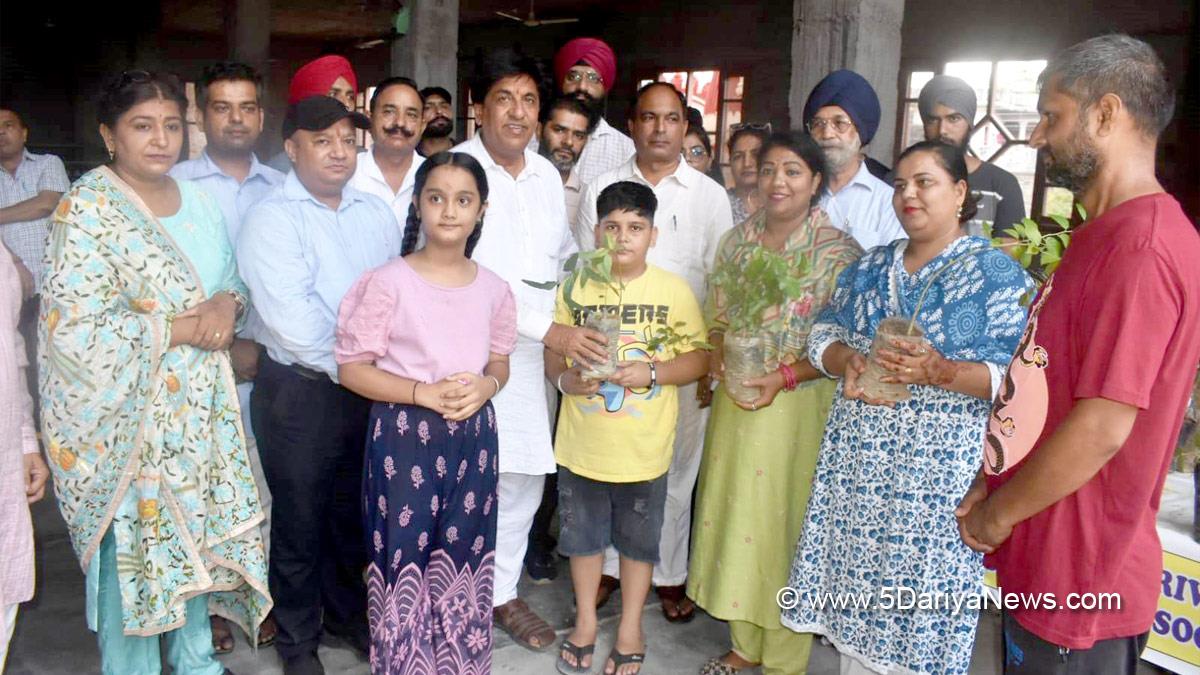 Bram Shanker Jimpa, AAP, Aam Aadmi Party, Aam Aadmi Party Punjab, AAP Punjab, Government of Punjab, Punjab Government, Hoshiarpur, Tree Plantation, Forest Plantation, Plantation forestry, Tree Planting, Tree Plantation Drive, Plants Sapling, Tree Plantation Drive 2024