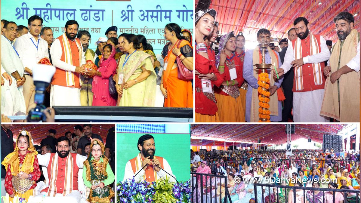 Nayab Singh Saini, Haryana, Bharatiya Janata Party, BJP, Haryana Chief Minister, Chief Minister of Haryana, BJP Haryana, Aseem Goel, Mahipal Dhanda, Jind, Hariyali Teej