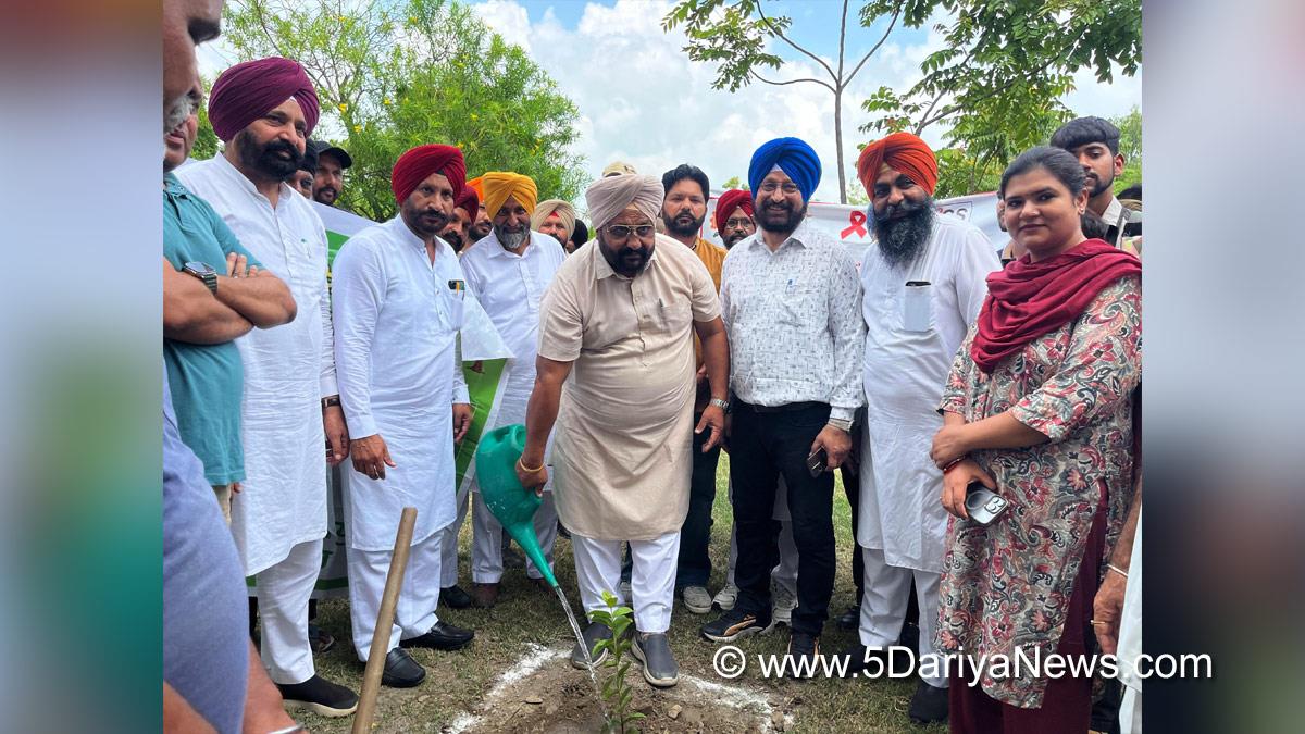 Fauja Singh Sarari, AAP, Aam Aadmi Party, Aam Aadmi Party Punjab, AAP Punjab, Government of Punjab, Punjab Government, Ranbir Singh Bhullar,Tree Plantation,Forest Plantation,Plantation forestry,Tree Planting,Tree Plantation Drive,Plants Sapling,Tree Plantation Drive 2024