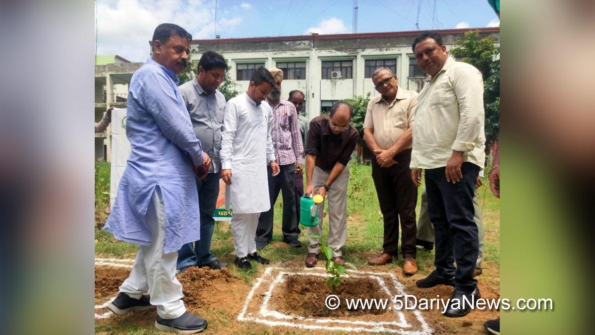 Aditya Uppal, DC Pathankot, Deputy Commissioner Pathankot, Pathankot, Tree Plantation,Forest Plantation,Plantation forestry,Tree Planting,Tree Plantation Drive,Plants Sapling,Tree Plantation Drive 2024