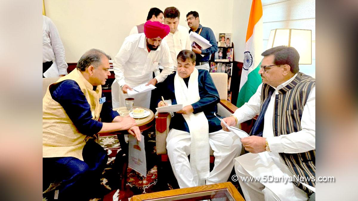 Sanjeev Arora, AAP, Aam Aadmi Party, Aam Aadmi Party Punjab, AAP PunjabDaljit Singh Grewal Bhola, Madan Lal Bagga,Nitin Gadkari, Nitin Jairam Gadkari, BJP, Bharatiya Janata Party, Union Minister of Road Transport & Highways