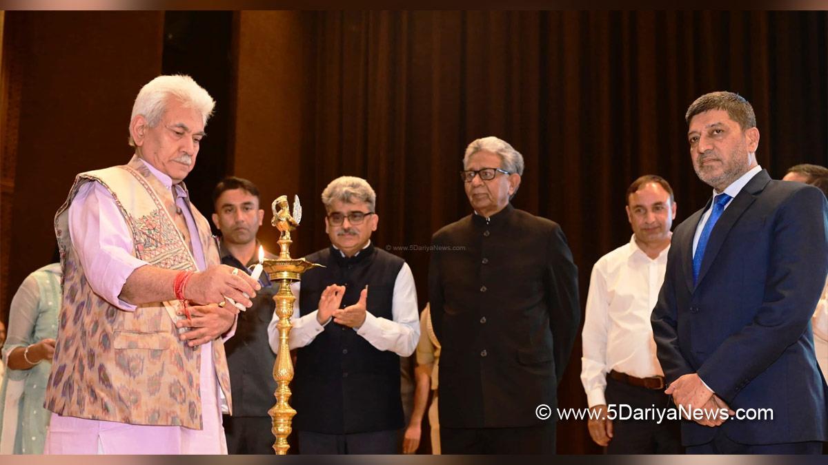 Manoj Sinha, Lieutenant Governor J&K, Raj Bhavan, Jammu, Srinagar, Kashmir, Jammu And Kashmir, Jammu & Kashmir, Atal Dulloo, Shailendra Kumar,Yasha Mudgal