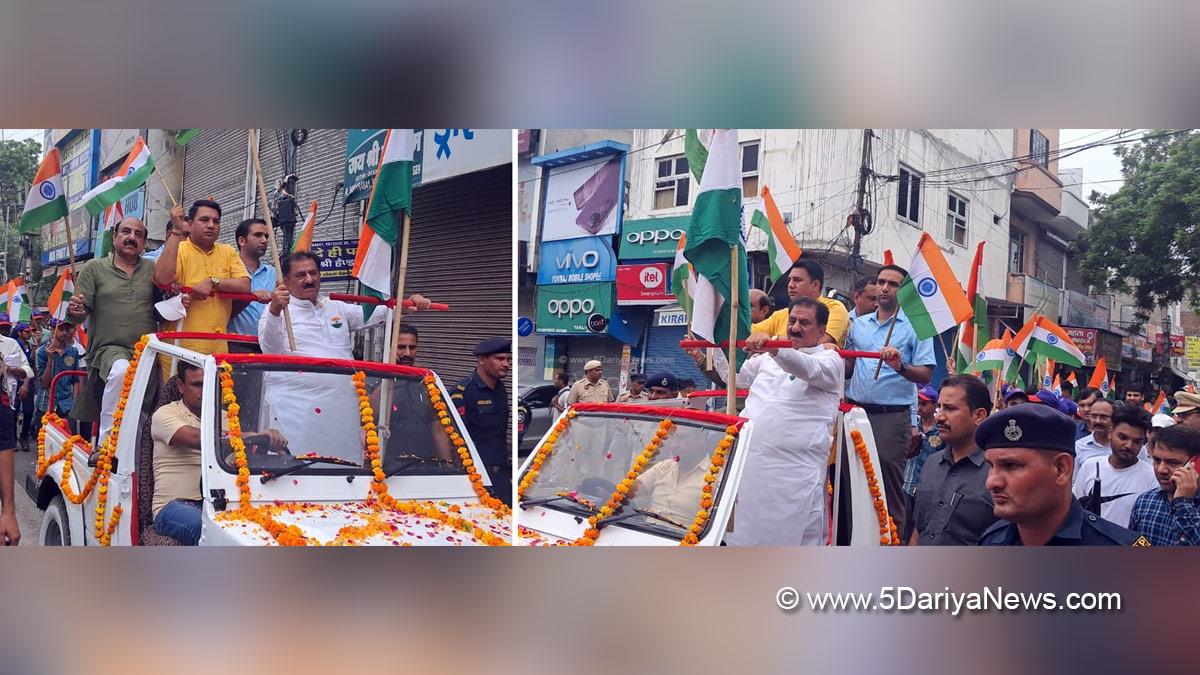 Subhash Sudha, Haryana, Bharatiya Janata Party, BJP, BJP Haryana, Har Ghar Tiranga Yatra, Sonipat