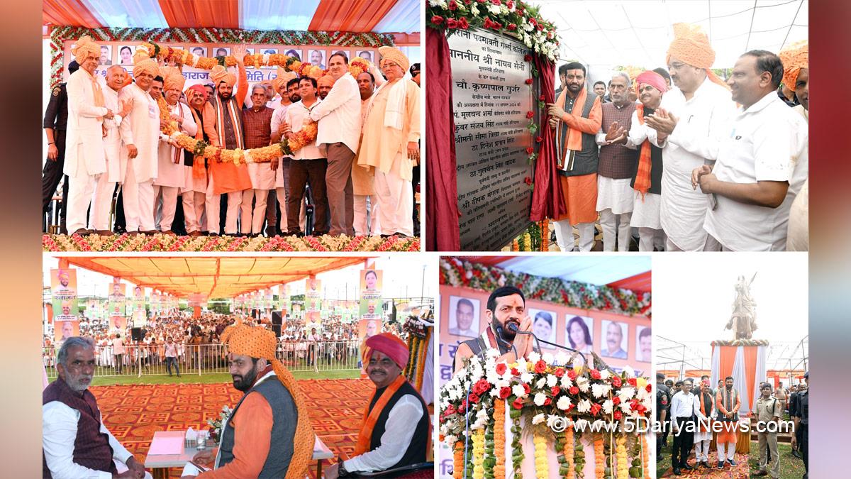 Nayab Singh Saini, Haryana, Bharatiya Janata Party, BJP, Haryana Chief Minister, Chief Minister of Haryana, BJP Haryana, Krishan Pal Gurjar, Sanjay Singh, Kanwar Sanjay Singh, Palwal
