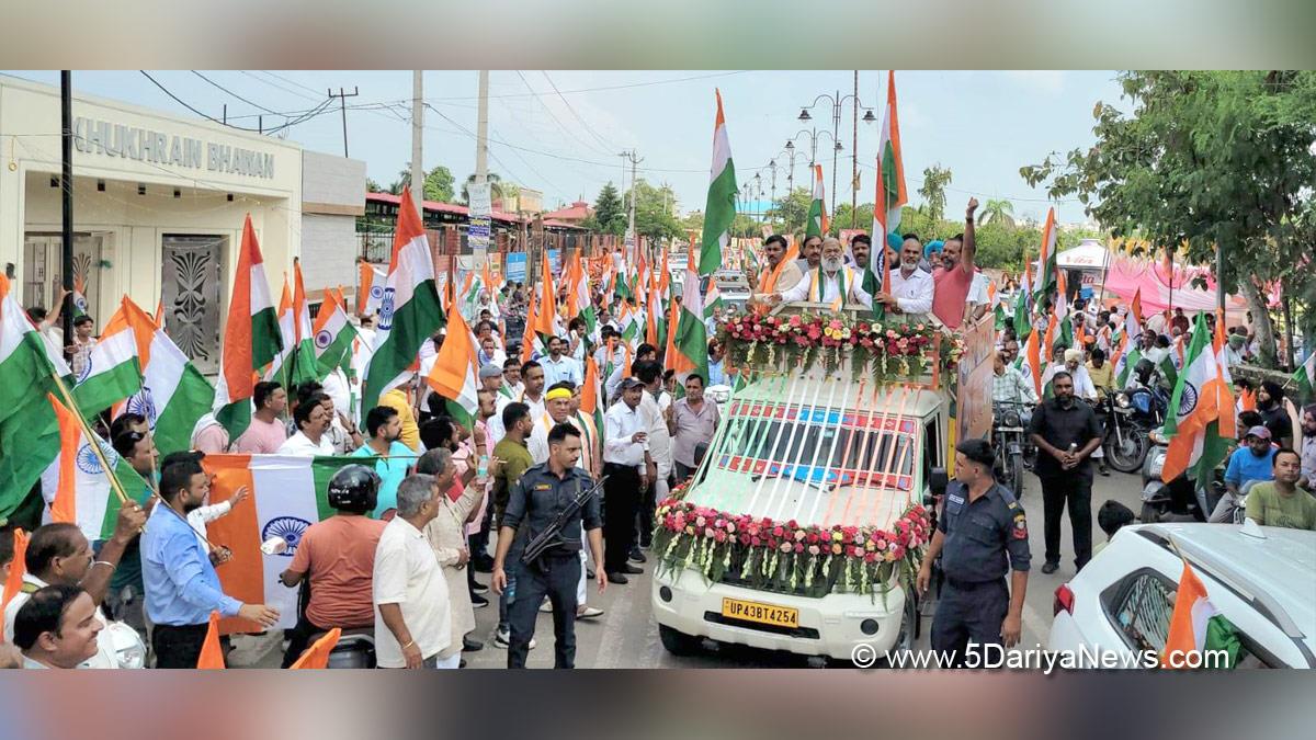 Anil Vij, Haryana, Ambala, Bharatiya Janata Party, BJP, BJP Haryana, Tiranga Yatra
