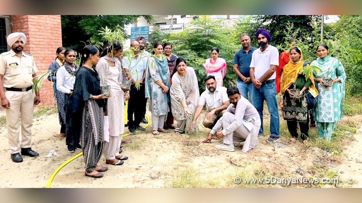 Tree Plantation, Forest Plantation, Plantation forestry, Tree Planting, Tree Plantation Drive, Plants Sapling, Tree Plantation Drive 2024, Dr. Ranjit Singh Rai, Civil Surgeon Mansa, Mansa