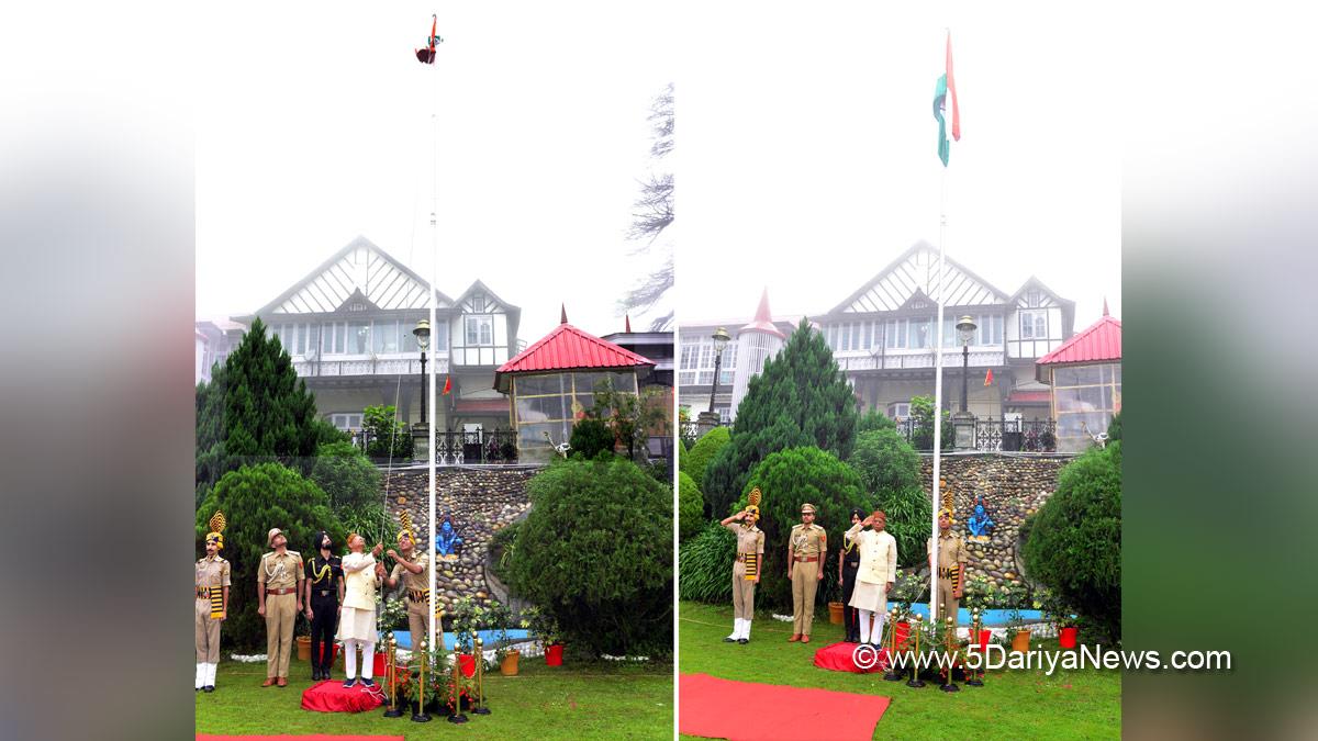 Shiv Pratap Shukla, Himachal Pradesh, Himachal, Bharatiya Janata Party, BJP, BJP Himachal, Shimla, Raj Bhawan, Independence Day, 15 August, 78th Independence Day, Independence Day of India, Tringa, Har Ghar Tringa
