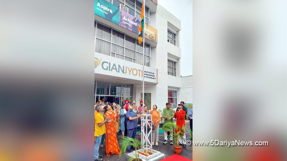 Gyan Jyoti Institute of Management and Technology, J.S.Bedi, Mohali, Independence Day, 15 August, 78th Independence Day, Independence Day of India, Tringa, Har Ghar Tringa