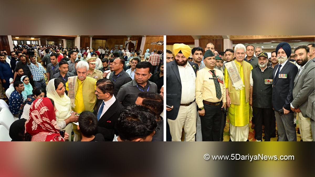 Manoj Sinha, Lieutenant Governor J&K, Raj Bhavan, Jammu, Srinagar, Kashmir, Jammu And Kashmir, Jammu & Kashmir, Independence Day,15 August,78th Independence Day,Independence Day of India,Tringa,Har Ghar Tringa