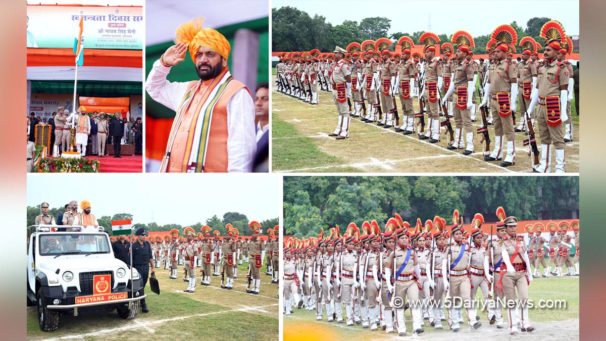 Nayab Singh Saini, Haryana, Bharatiya Janata Party, BJP, Haryana Chief Minister, Chief Minister of Haryana, BJP Haryana, Independence Day, 15 August, 78th Independence Day, Independence Day of India, Tringa, Har Ghar Tringa