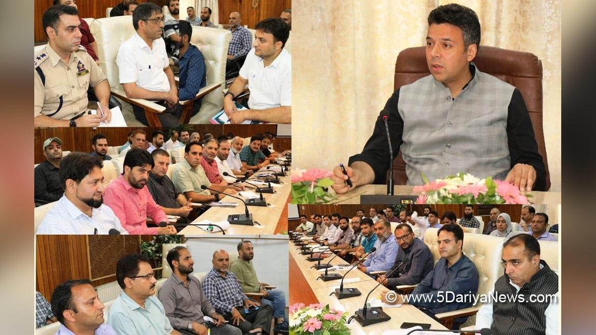 Dr. Bilal Mohi-Ud-Din Bhat, Srinagar, Deputy Commissioner Srinagar, Kashmir, Jammu And Kashmir, Jammu & Kashmir, District Administration Srinagar