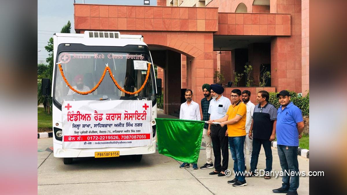 Viraj S Tidke, Additional Deputy Commissioner,S.A.S. Nagar, S.A.S. Nagar Mohali, Mohali, Sahibzada Ajit Singh Nagar, District Red Cross Society