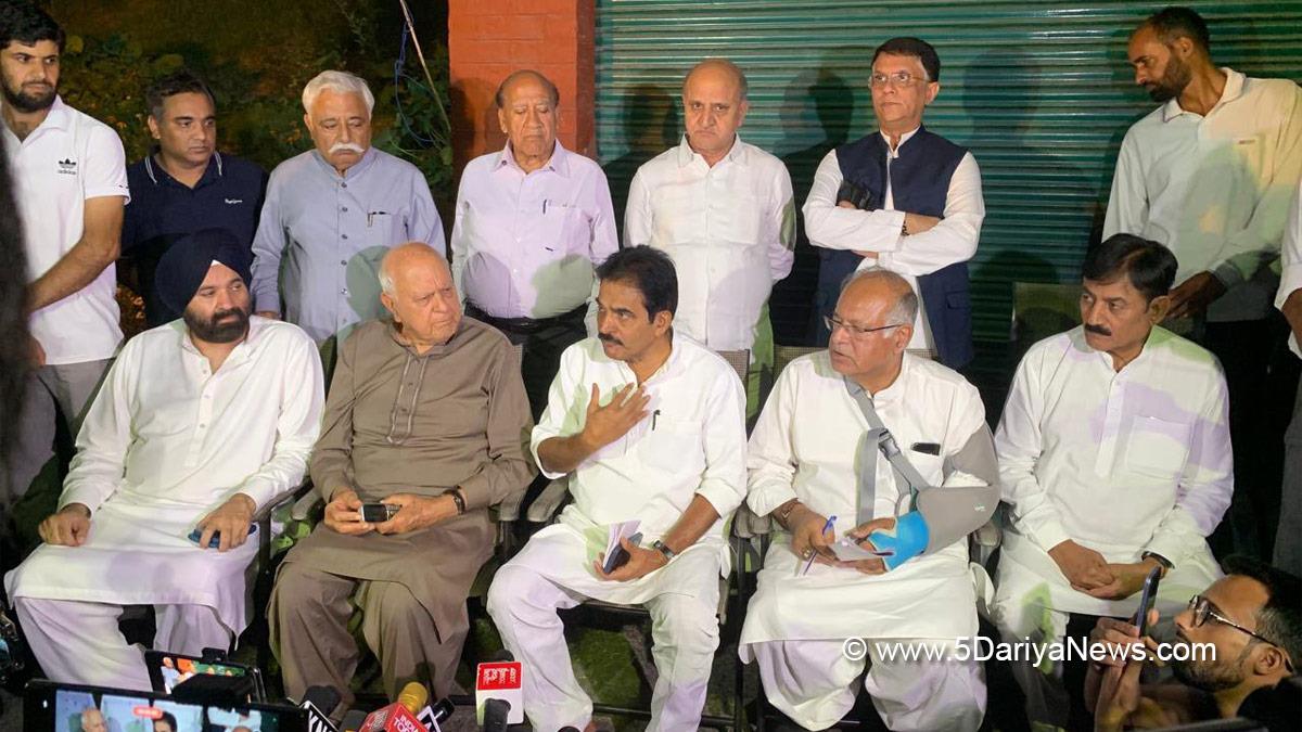 Dr Farooq Abdullah, Dr. Farooq Abdullah, Srinagar, Jammu and Kashmir National Conference, National Conference, Srinagar, Kashmir, Jammu And Kashmir, Jammu & Kashmir, Tariq Hameed Karra