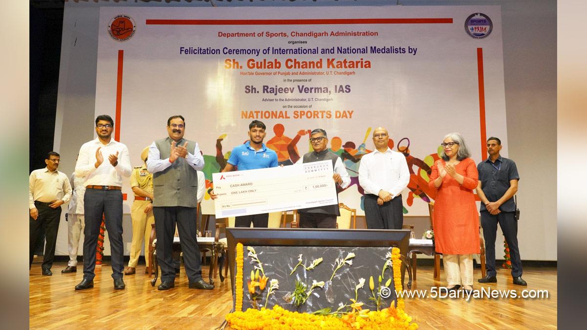 Gulab Chand Kataria, Governor of Punjab, Punjab Governor, Punjab Raj Bhavan, Rajeev Verma, Advisor Rajeev Verma, UT Chandigarh,Chandigarh