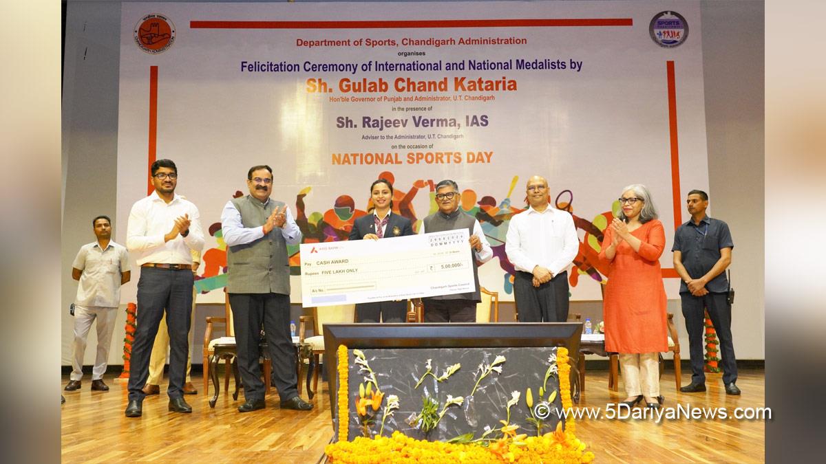 Gulab Chand Kataria, Governor of Punjab, Punjab Governor, Punjab Raj Bhavan, Rajeev Verma, Advisor Rajeev Verma, UT Chandigarh,Chandigarh