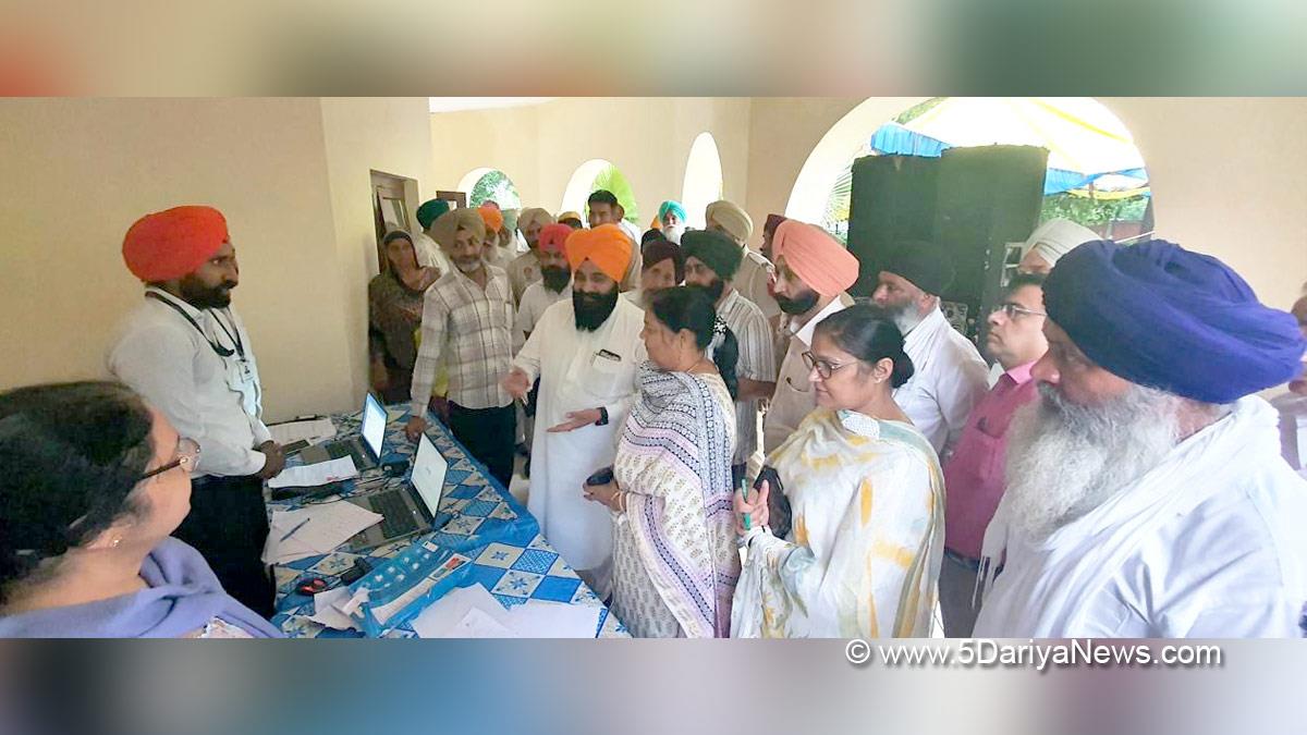 Dalbir Singh Thong, AAP, Aam Aadmi Party, Aam Aadmi Party Punjab, AAP Punjab, Bhagwant Mann Sarkar Tuhade Dwar