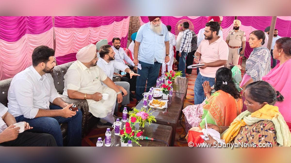 Ranbir Singh Bhullar, AAP, Aam Aadmi Party, Aam Aadmi Party Punjab, AAP Punjab, Rajesh Dhiman, DC Ferozepur, Deputy Commissioner Ferozepur, Ferozepur, Bhagwant Mann Sarkar Tuhade Dwar