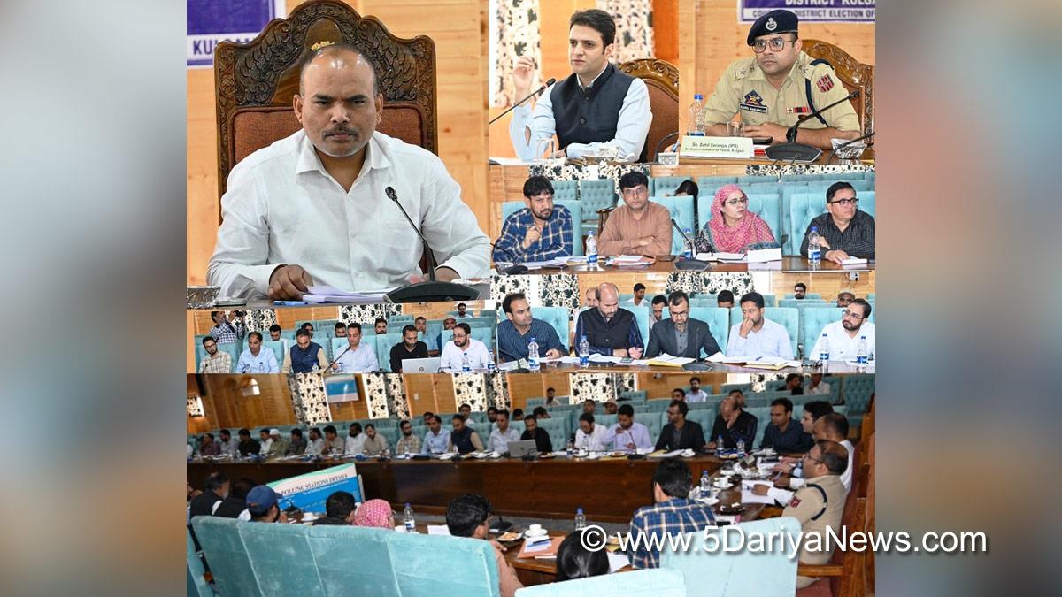 Pandurang Kondbarao Pole, Athar Aamir Khan, Deputy Commissioner Kulgam, Kashmir, Jammu And Kashmir, Jammu & Kashmir, District Administration Kulgam