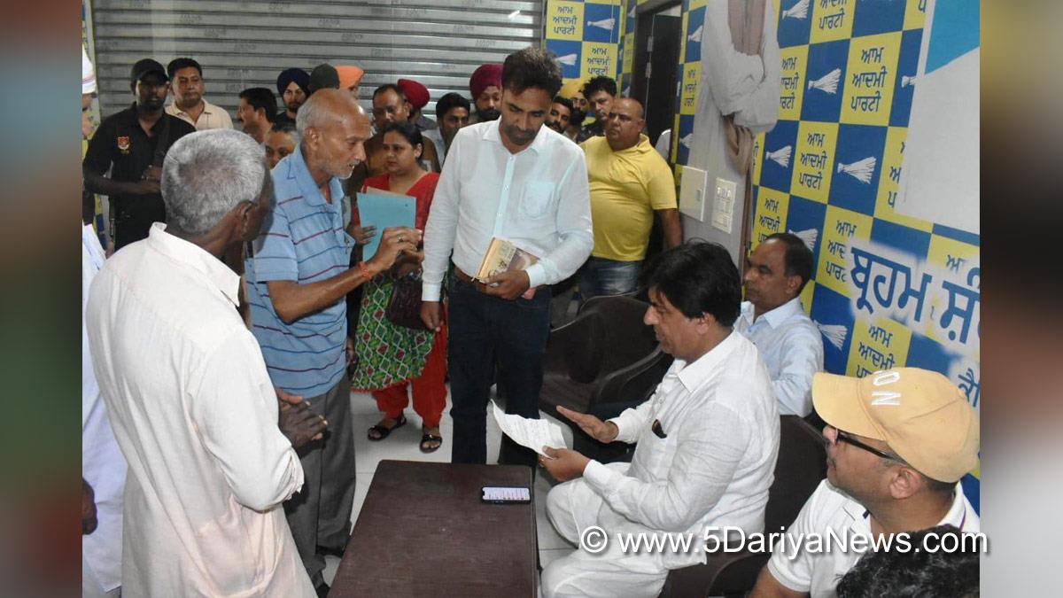 Bram Shanker Jimpa, AAP, Aam Aadmi Party, Aam Aadmi Party Punjab, AAP Punjab, Government of Punjab, Punjab Government, Hoshiarpur 