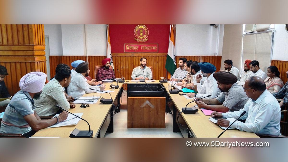 Rajesh Dhiman, DC Ferozepur, Deputy Commissioner Ferozepur, Ferozepur