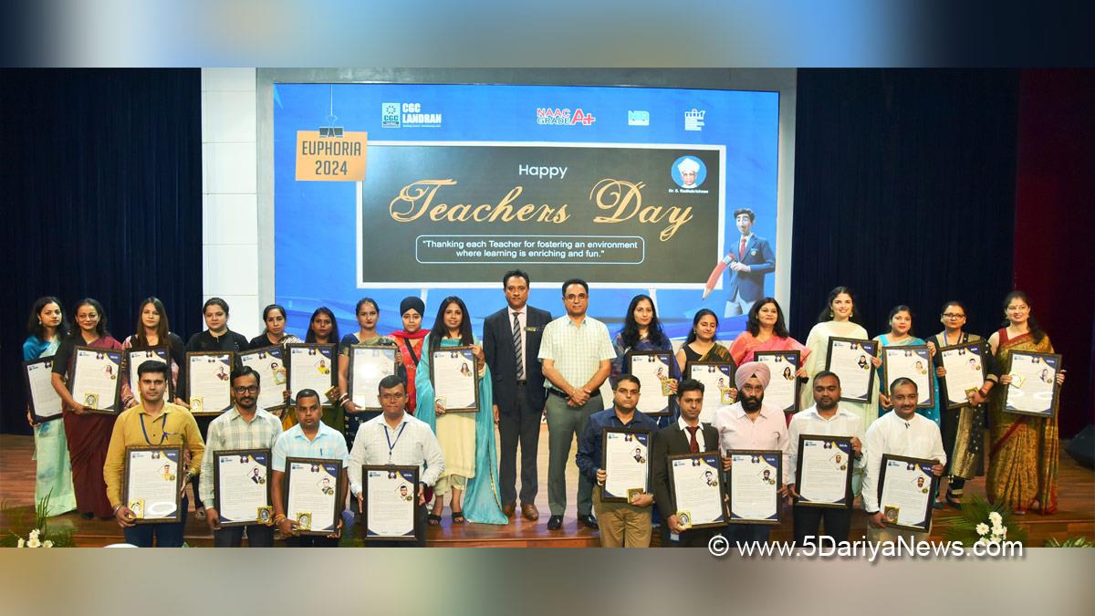 CGC Landran, Landran, Chandigarh Group Of Colleges, Satnam Singh Sandhu, Rashpal Singh Dhaliwal, Teachers Day