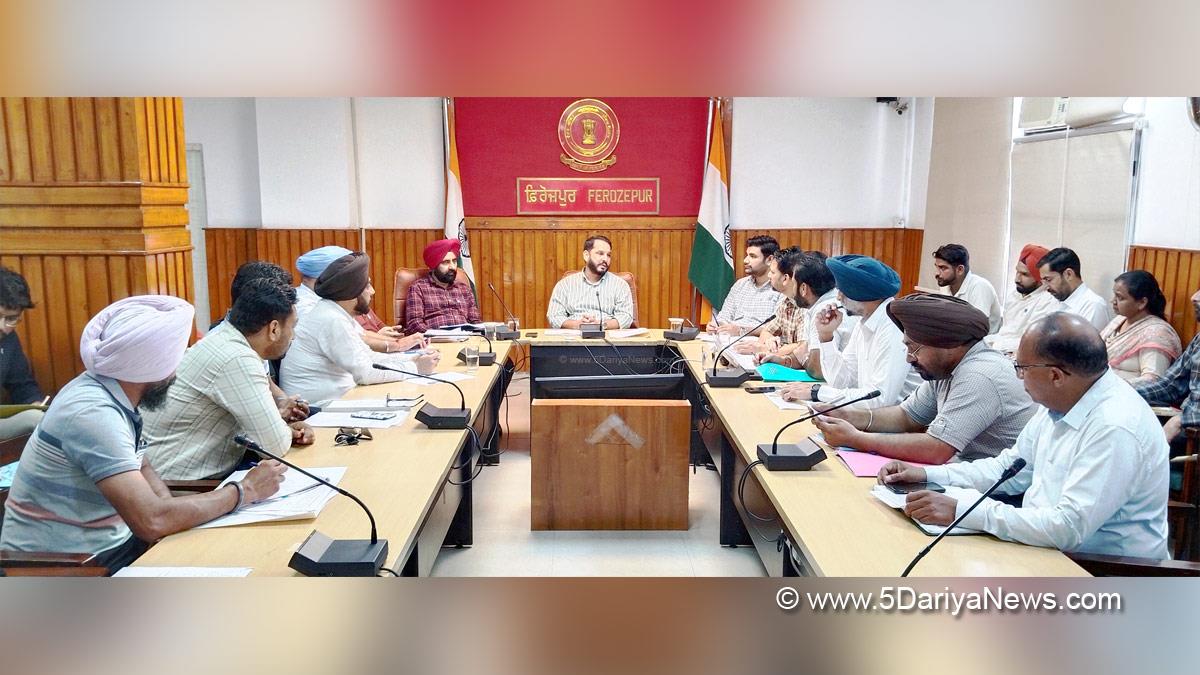 Rajesh Dhiman, DC Ferozepur, Deputy Commissioner Ferozepur, Ferozepur