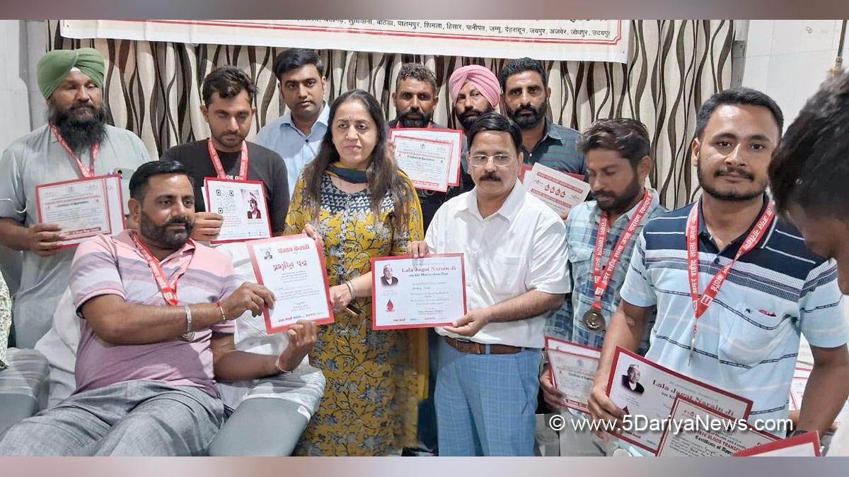 Senu Duggal, DC Fazilka, Fazilka, Deputy Commissioner Fazilka, Blood Camp, Blood Donation Camp
