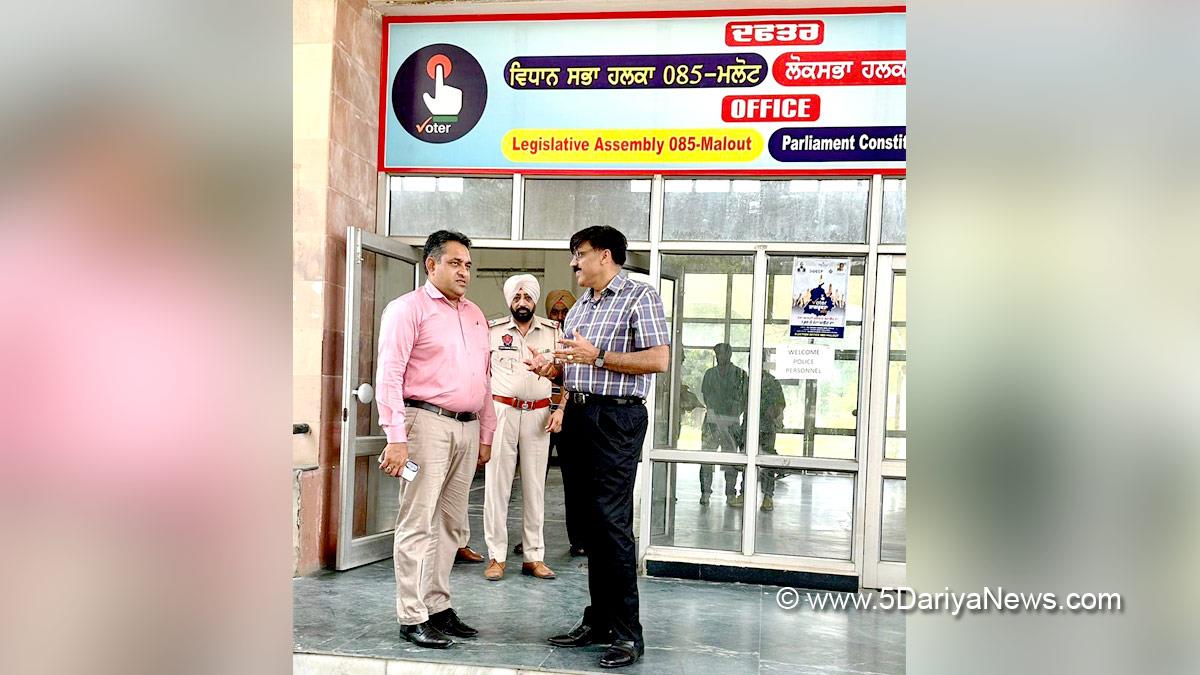 Rajesh Tripathi, DC Sri Mukatsar Sahib, Sri Mukatsar Sahib, Deputy Commissioner Sri Mukatsar Sahib, Dr. Sanjeev Kumar