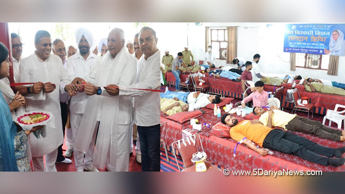 Nirankari, Satguru Mata Sudiksha ji Maharaj, Sant Nirankari charitable Foundation, Sant Nirankari Mission, Blood Camp, Blood Donation Camp, Chandigarh