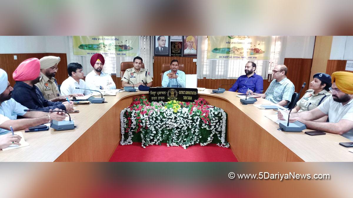 Sandeep Kumar, DC Tarn Taran, Tarn Taran, Deputy Commissioner Tarn Taran