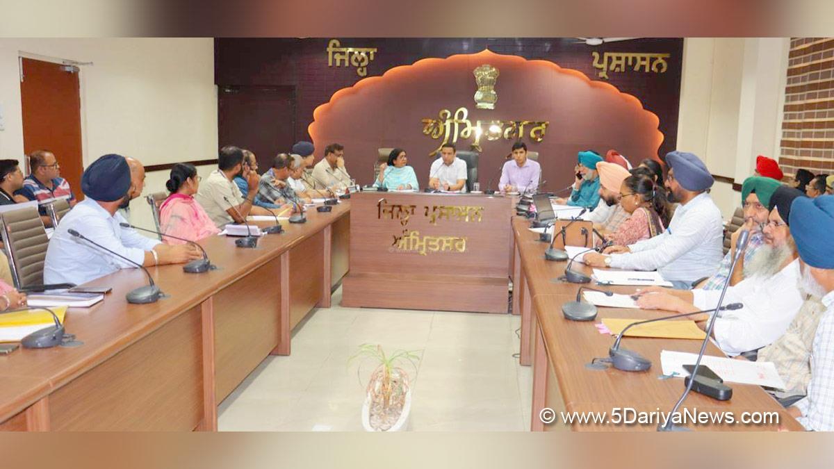 Ghanshyam Thori, DC Amritsar, Amritsar, Deputy Commissioner Amritsar