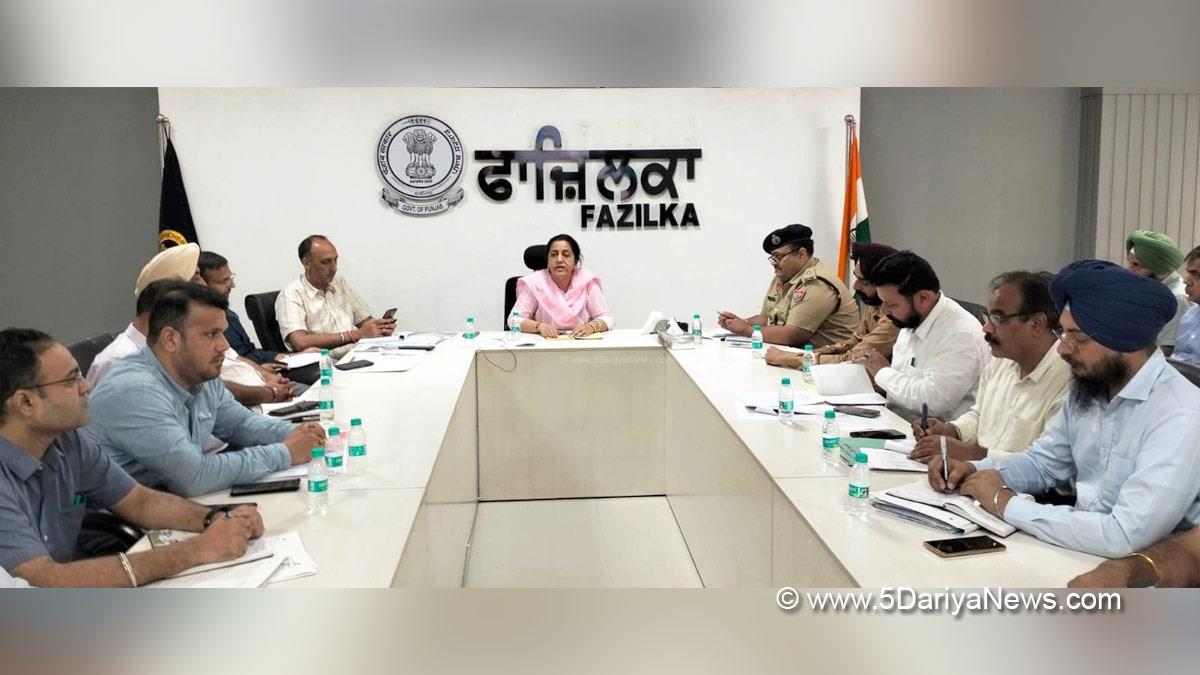 Senu Duggal, DC Fazilka, Fazilka, Deputy Commissioner Fazilka