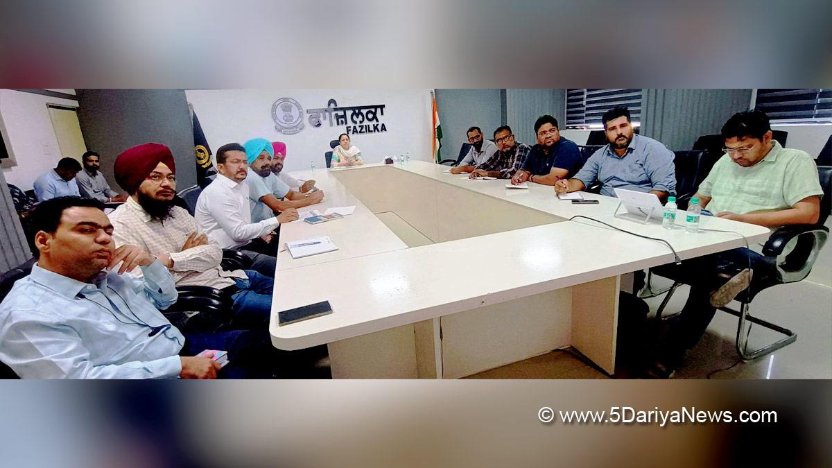 Senu Duggal, DC Fazilka, Fazilka, Deputy Commissioner Fazilka