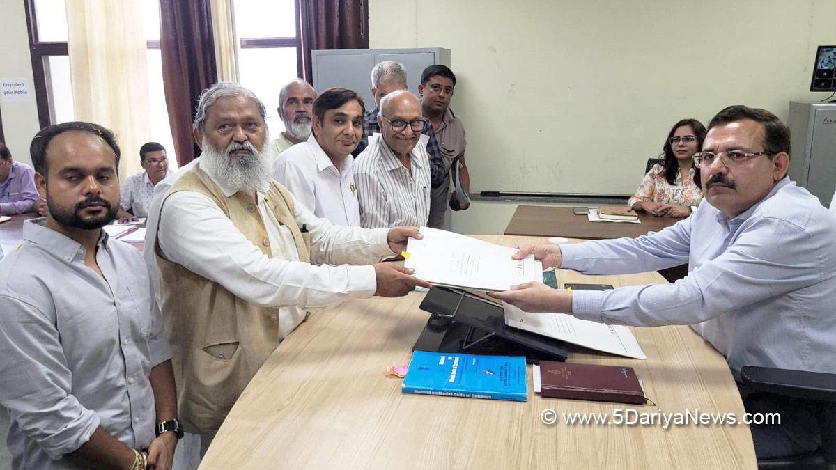 Anil Vij, Haryana, Ambala, Bharatiya Janata Party, BJP, BJP Haryana