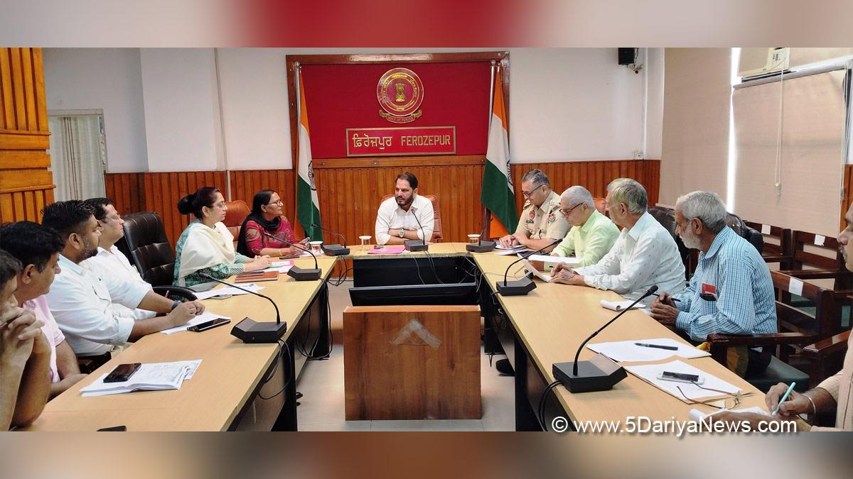 Rajesh Dhiman, DC Ferozepur, Deputy Commissioner Ferozepur, Ferozepur