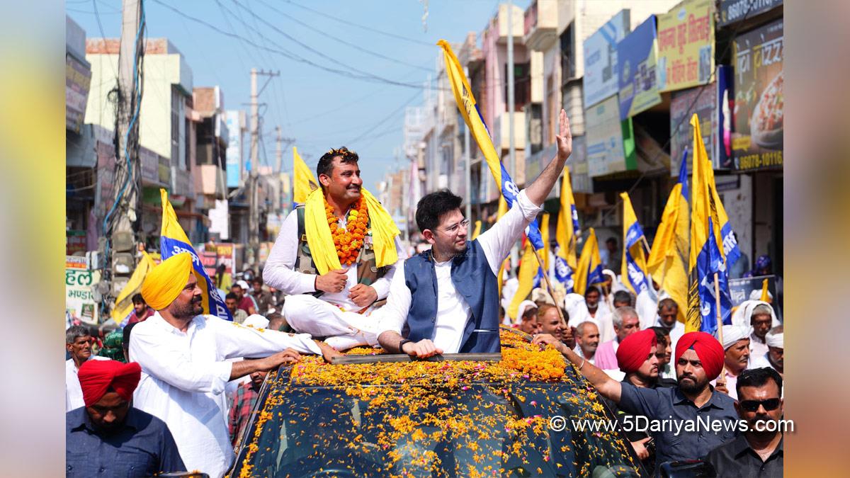 Raghav Chadha, AAP, Aam Aadmi Party, Aam Aadmi Party Punjab, AAP Punjab, Pawan Fauji, Jind