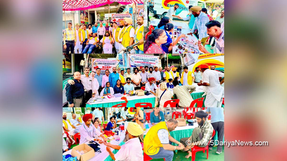 Blood Camp, Blood Donation Camp, Lions Club Batala Muskan, Batala 