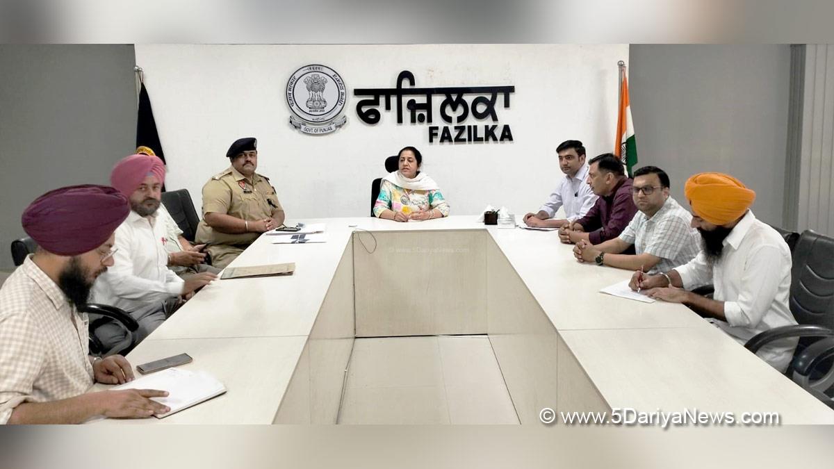 Senu Duggal, DC Fazilka, Fazilka, Deputy Commissioner Fazilka