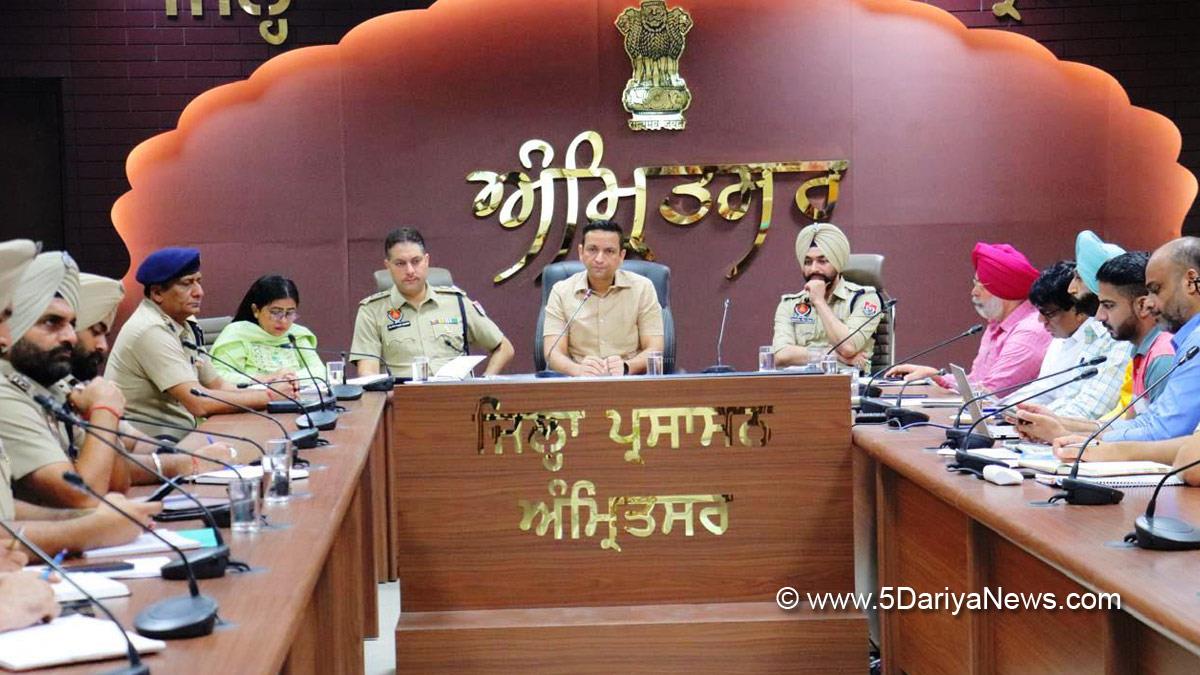 Ghanshyam Thori, DC Amritsar, Amritsar, Deputy Commissioner Amritsar