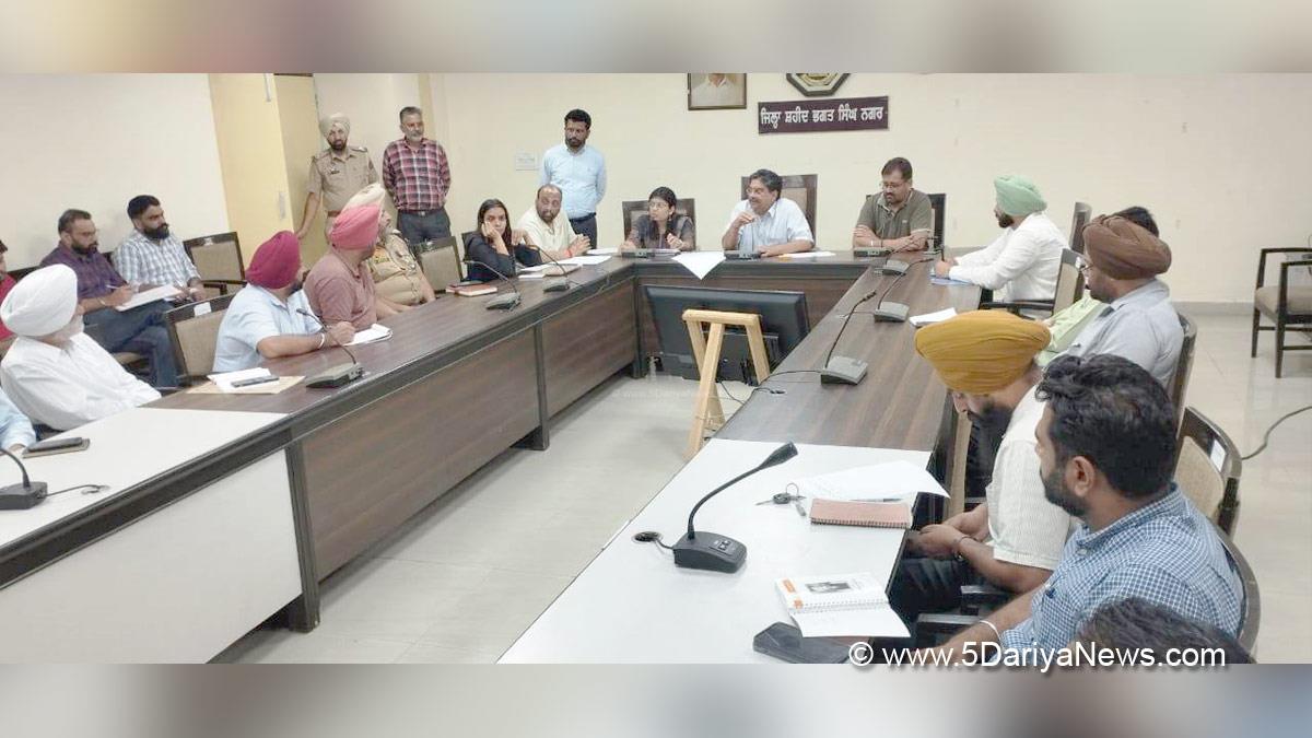 Navjot Pal Singh Randhawa, DC SBS Nagar, Shaheed Bhagat Singh Nagar, Nawanshahr, S.B.S. Nagar, Deputy Commissioner S.B.S. Nagar