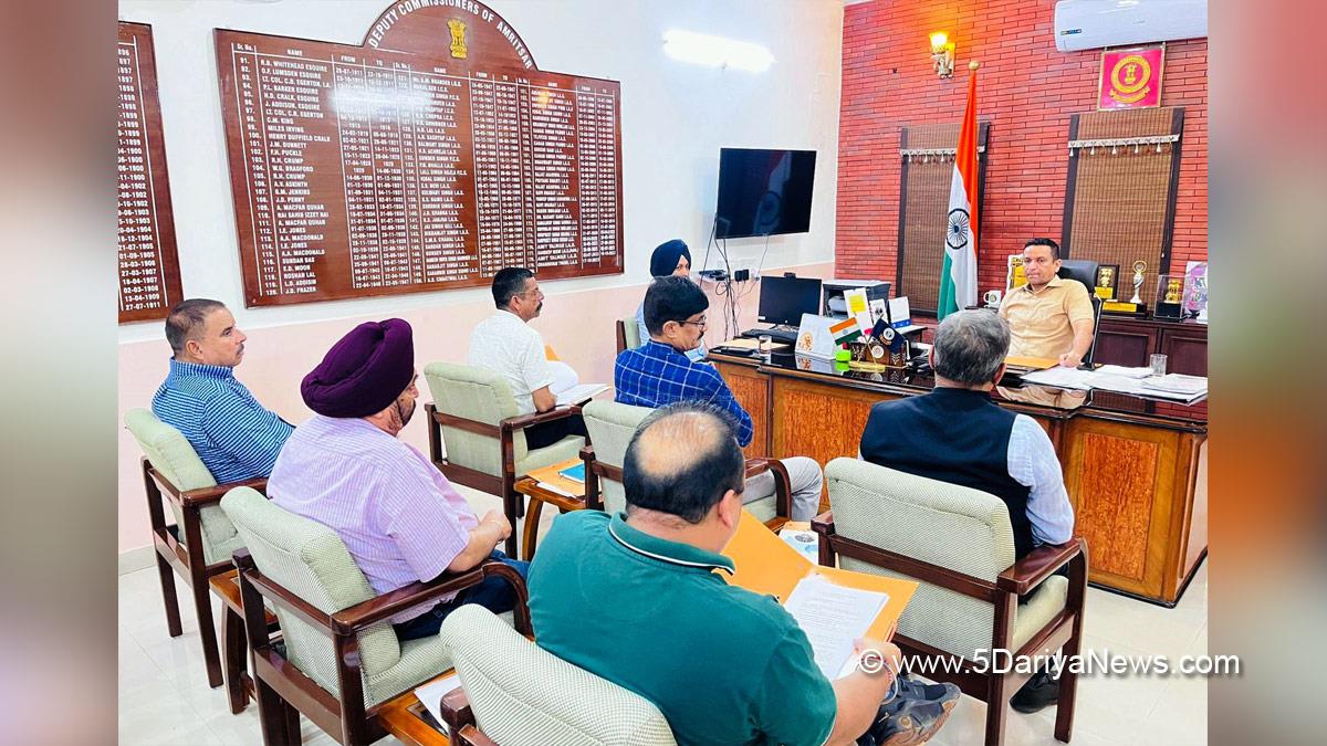 Ghanshyam Thori, DC Amritsar, Amritsar, Deputy Commissioner Amritsar