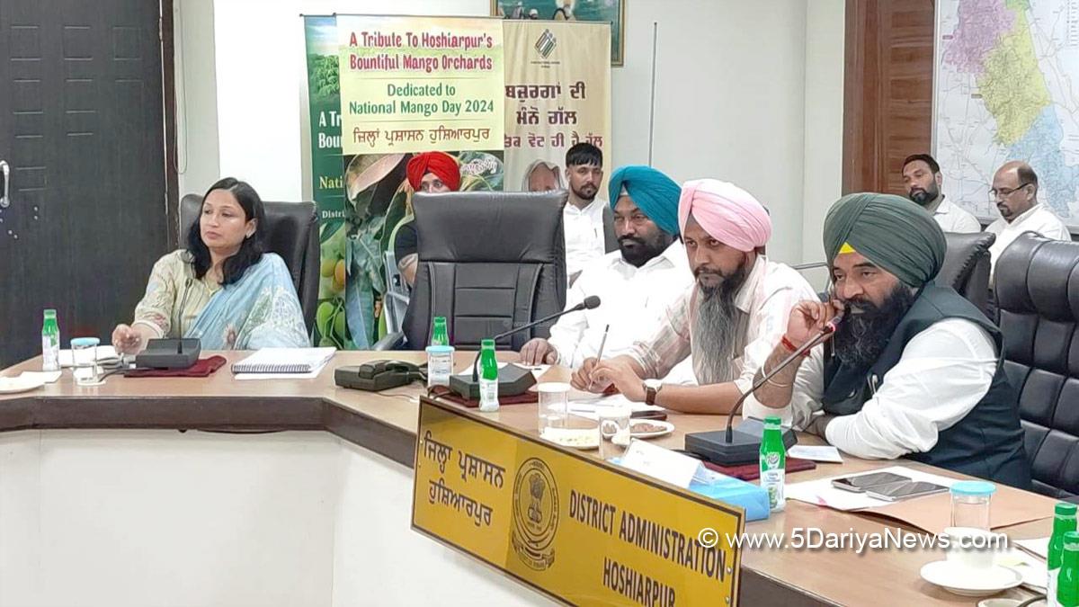  Jai Krishan Rouri, Jai Krishan, Jai Krishan Singh Rouri, AAP, Aam Aadmi Party, Aam Aadmi Party Punjab, AAP Punjab, Government of Punjab, Punjab Government, Karambir Singh Ghuman, Jivan Singh Sangowal, Naresh Puri, Komal Mittal, DC Hoshiarpur, Deputy Commissioner Hoshiarpur, Hoshiarpur