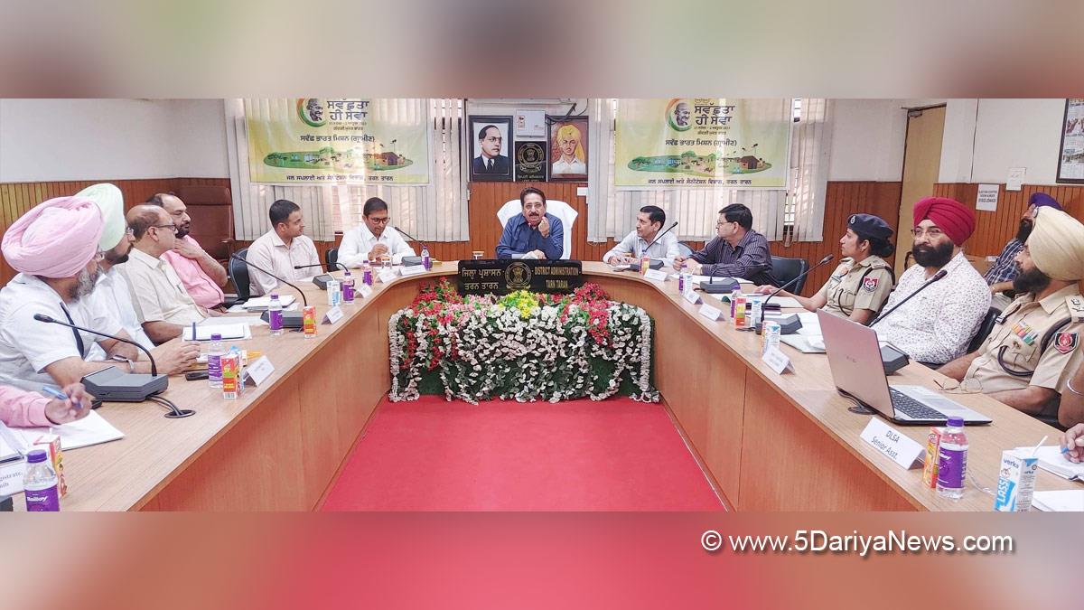 Sandeep Kumar, DC Tarn Taran, Tarn Taran, Deputy Commissioner Tarn Taran
